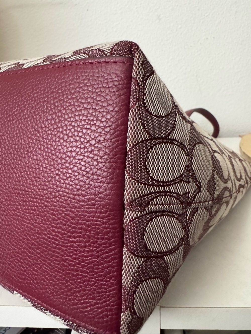 COACH Signature C Jacquard Zip Tote Bag - Picture 12 of 12